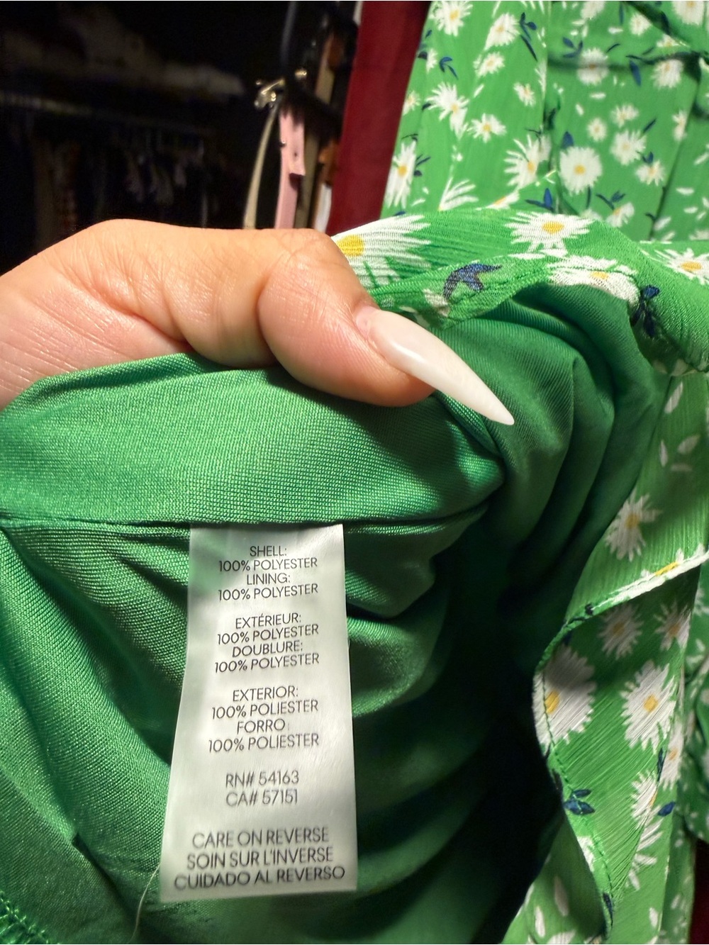 Tommy Hilfiger Green Floral Ruffle Midi Dress - Picture 5 of 8
